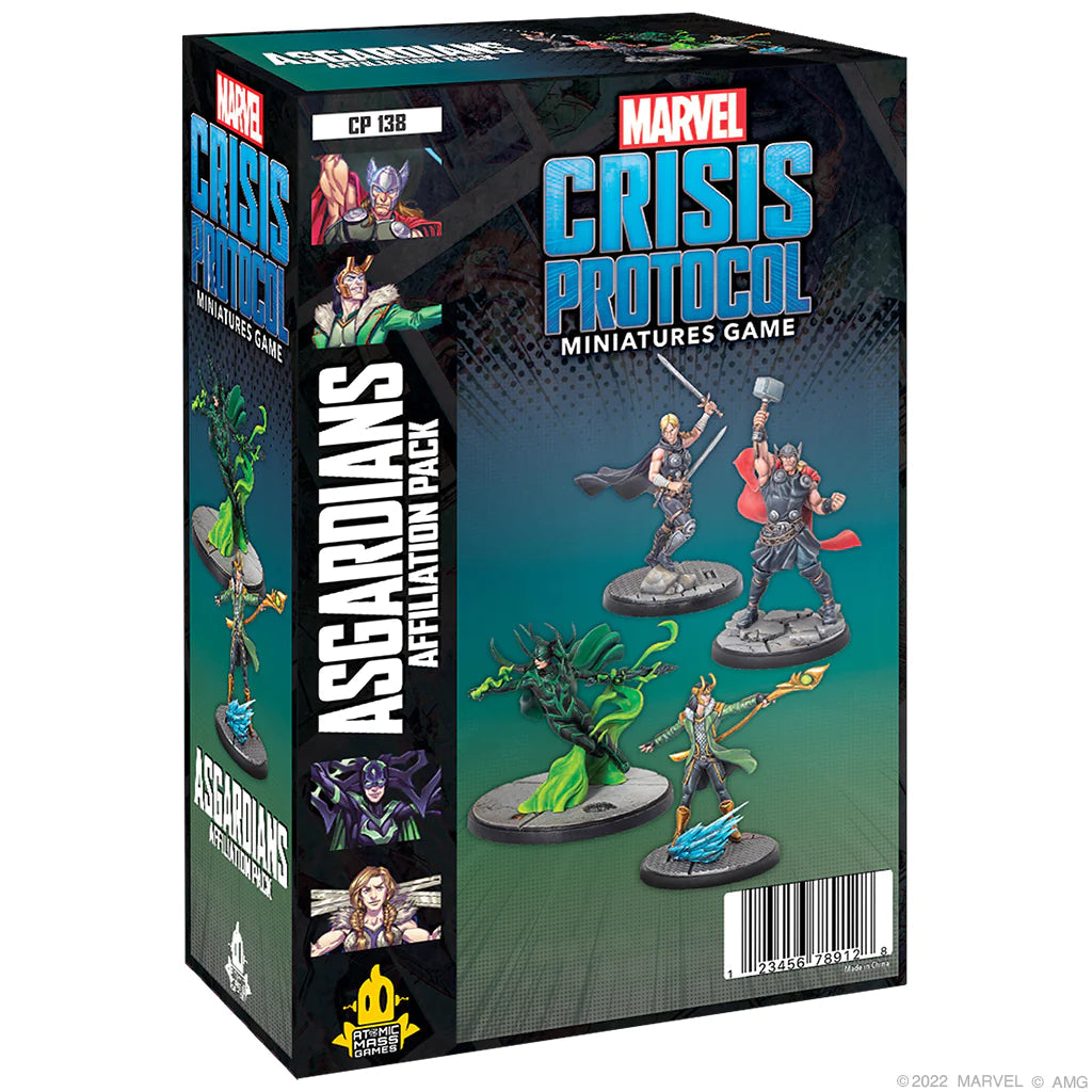 Marvel: Crisis Protocol: Asgardians Affiliation Pack Miniatures Atomic Mass
