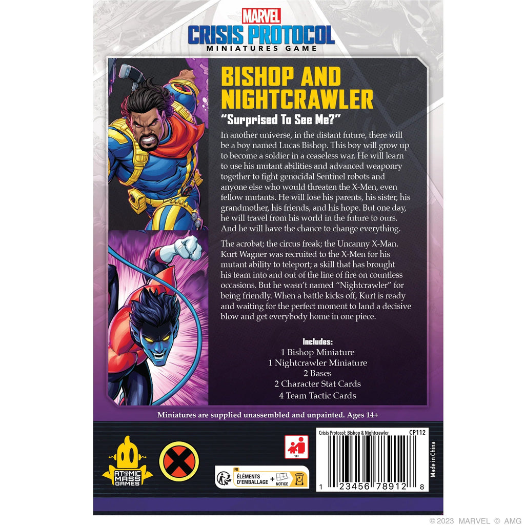 Marvel Crisis Protocol: Bishop & Nightcrawler Miniatures Atomic Mass