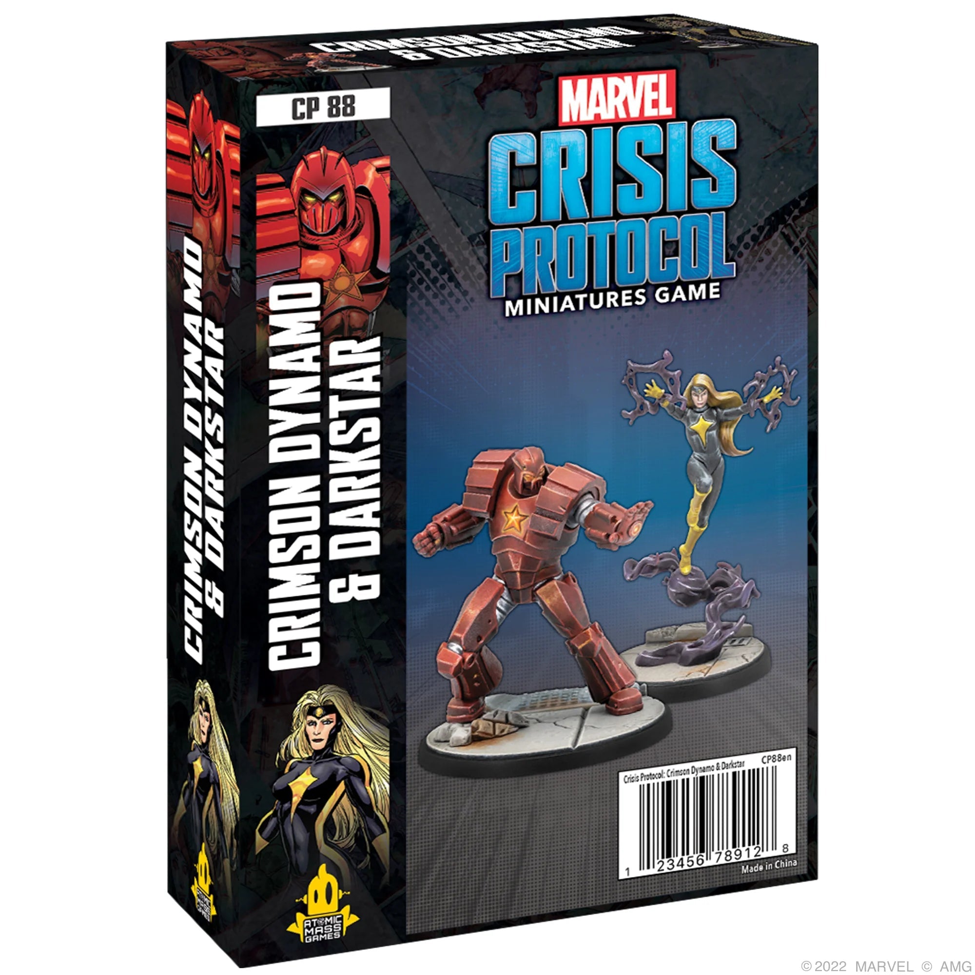 Marvel: Crisis Protocol: Crimson Dynamo & Darkstar Miniatures Atomic Mass