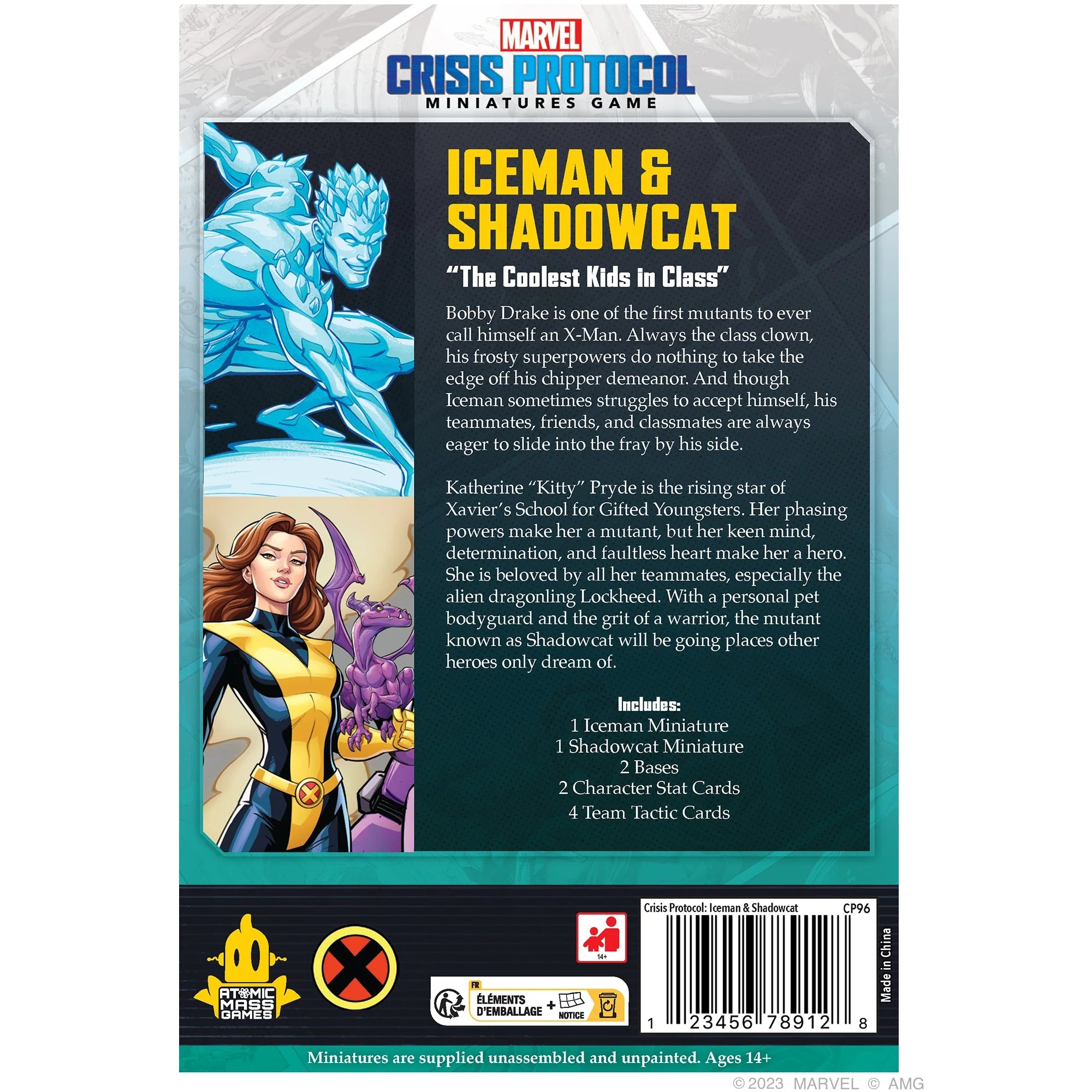 Marvel Crisis Protocol: Iceman & Shadowcat Miniatures Atomic Mass