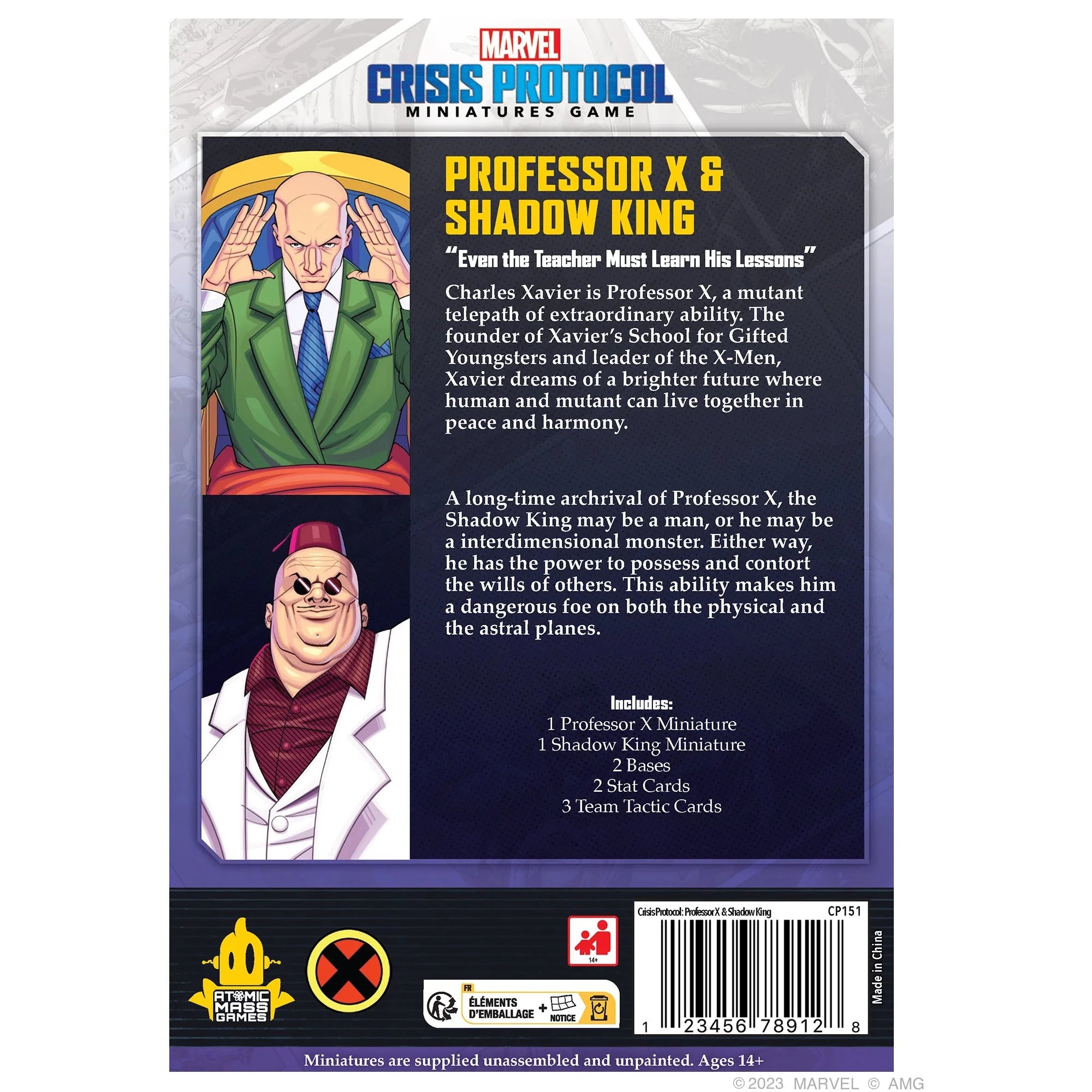 Marvel Crisis Protocol: Professor X & Shadow King Miniatures Atomic Mass