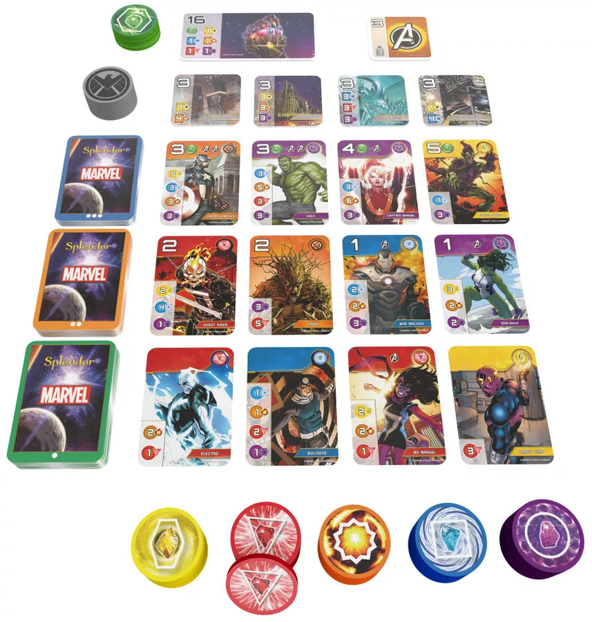 Marvel Splendor the gem collecting board game Board Games Space Cowboys