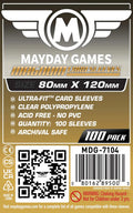 Mayday 7104 80x120 100pack Card Sleeves MAYDAY GAMES INC