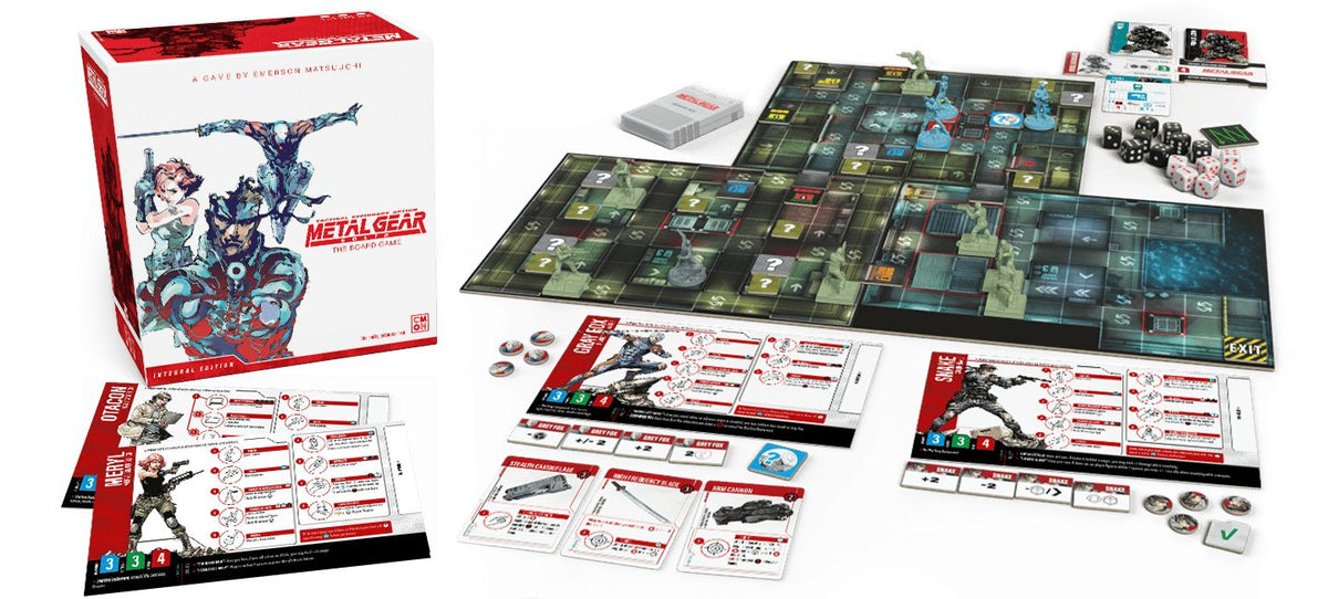 Metal Gear Solid - The Board Game Board Games CMON 