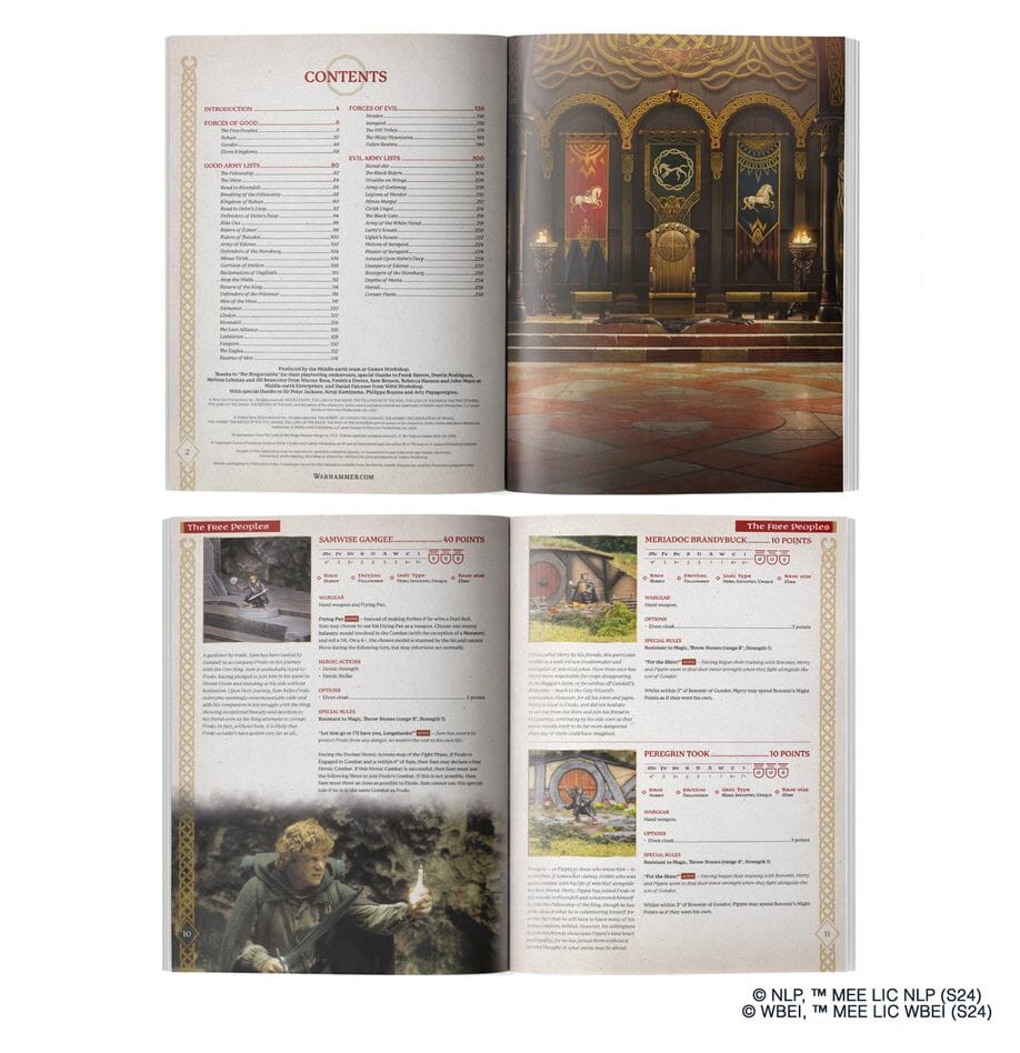 Middle-earth™ Strategy Battle Game - Armies of The Lord of the Rings Rulebook Games Workshop