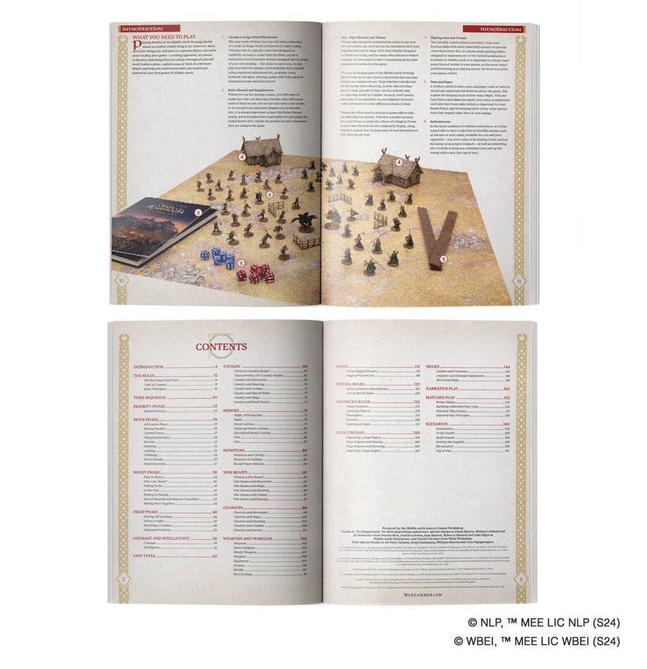 Middle-Earth™ Strategy Battle Game - Rules Manual (2024) Rulebook Games Workshop