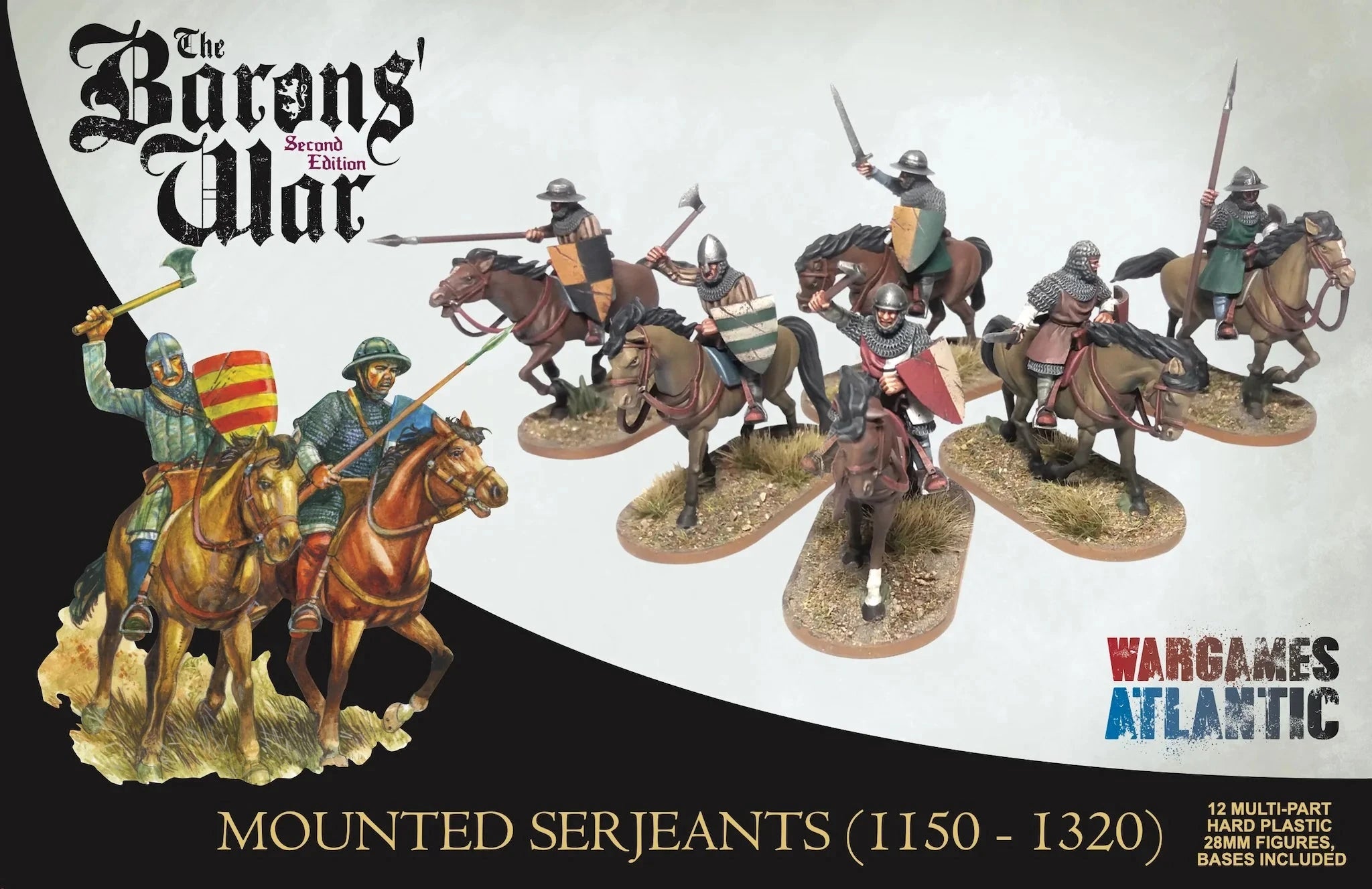Mounted Serjeants (1150-1320) Miniatures Wargames Atlantic