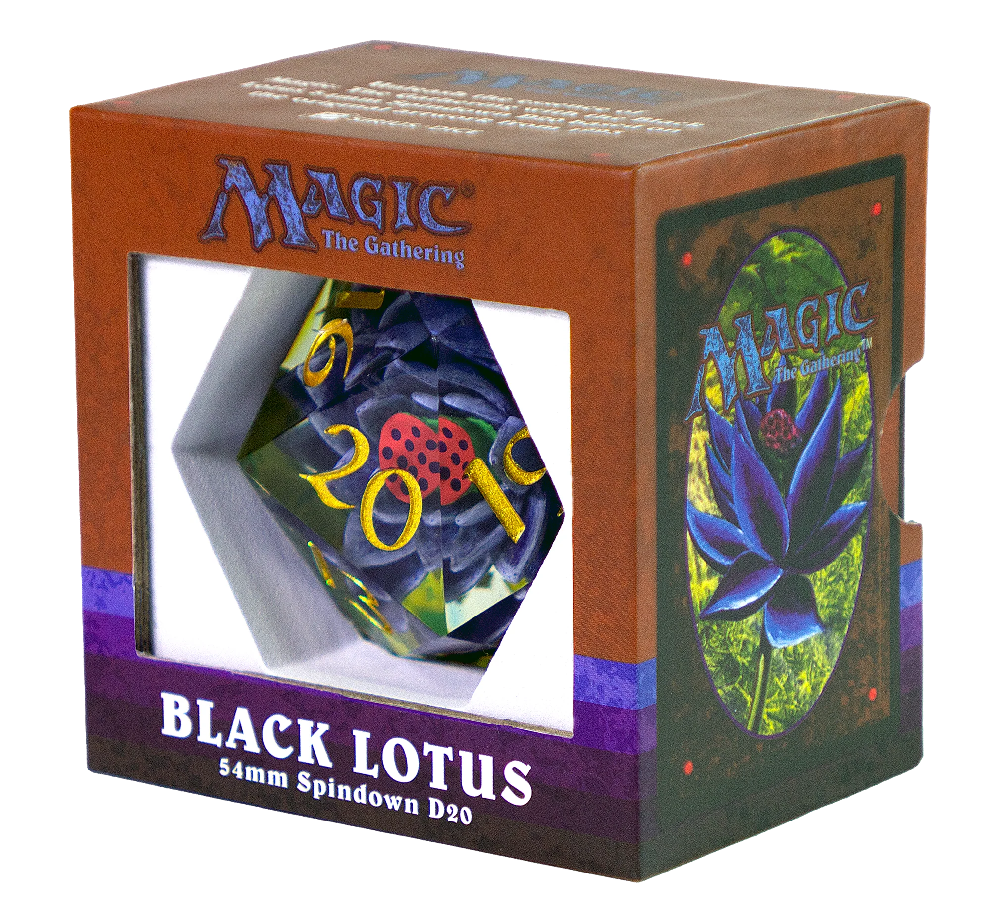 MTG Black Lotus Spindown 54mm D20 Dice Sirius Dice