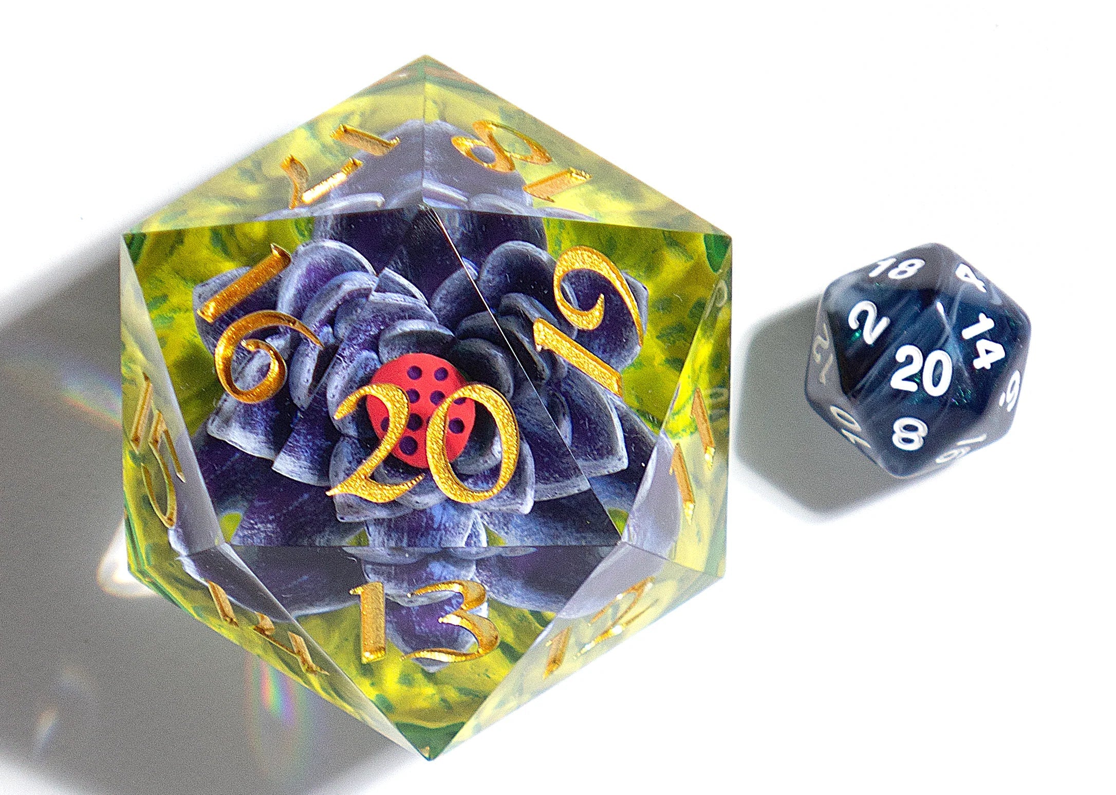 MTG Black Lotus Spindown 54mm D20 Dice Sirius Dice