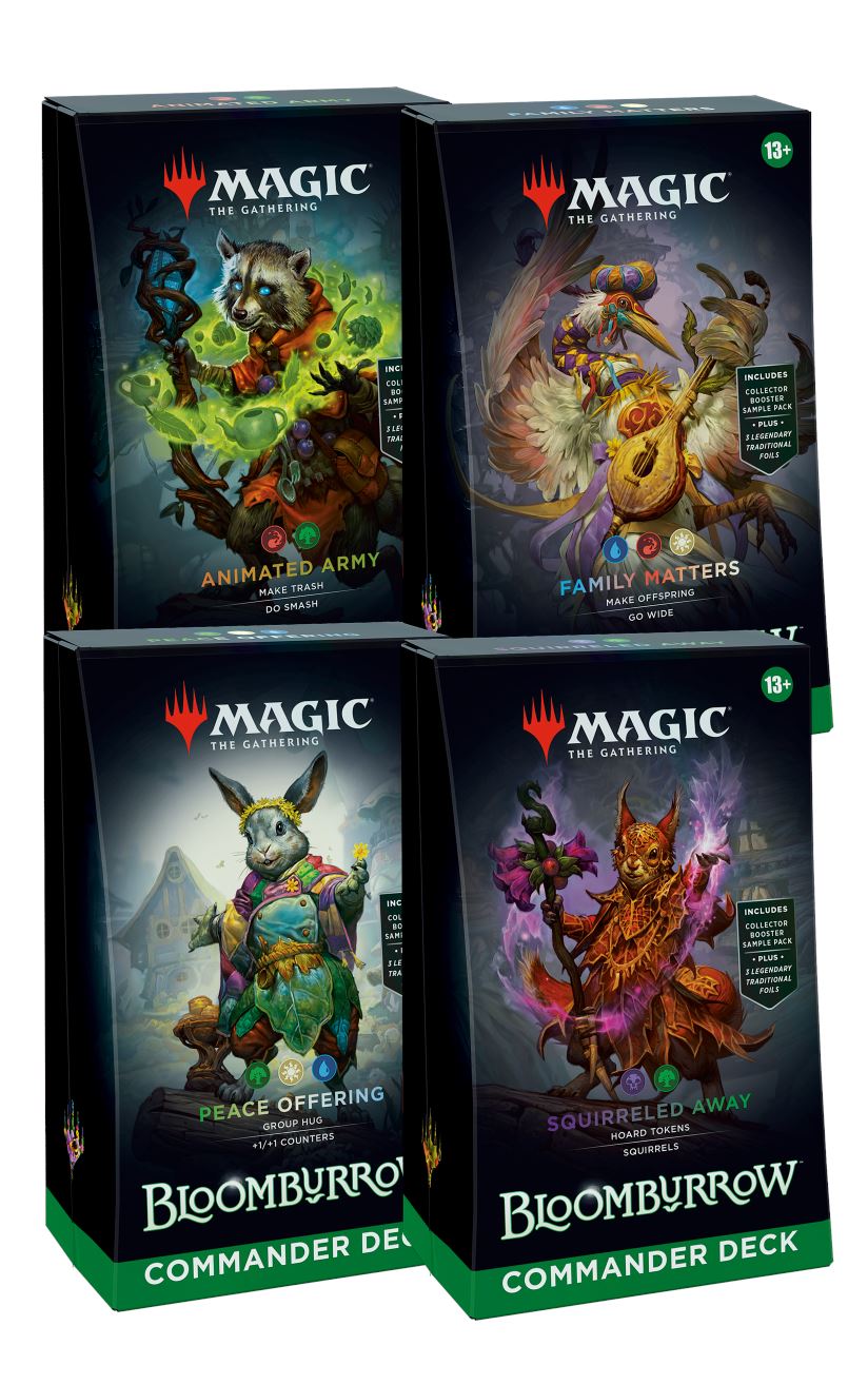 MTG: Bloomburrow Commander Decks CCG Wizards of the Coast Set