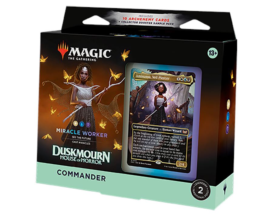 MTG: Duskmourn: House of Horror - Commander Decks CCG Wizards of the Coast Miracle Worker