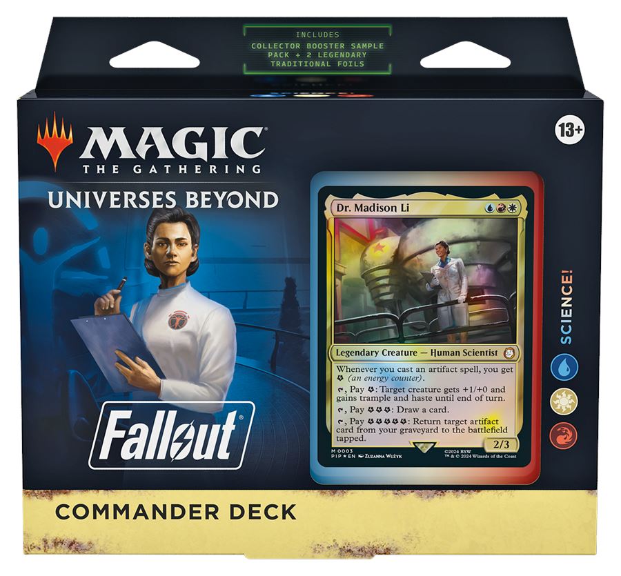 MTG: Fallout® Commander Decks CCG Wizards of the Coast Science! 