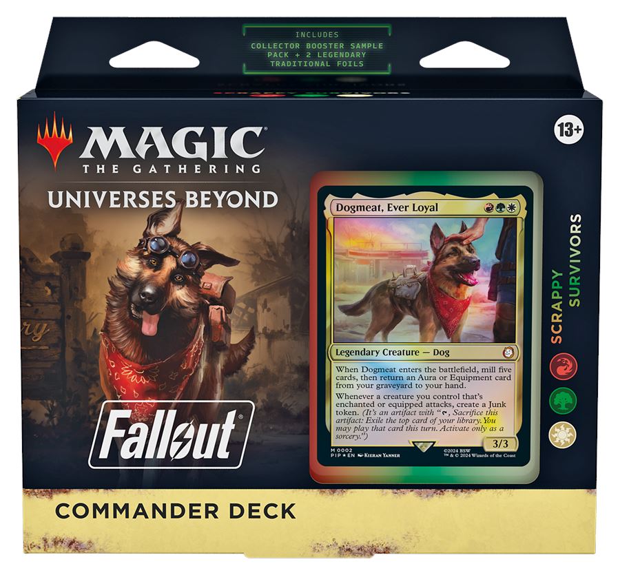 MTG: Fallout® Commander Decks CCG Wizards of the Coast Scrappy Survivors