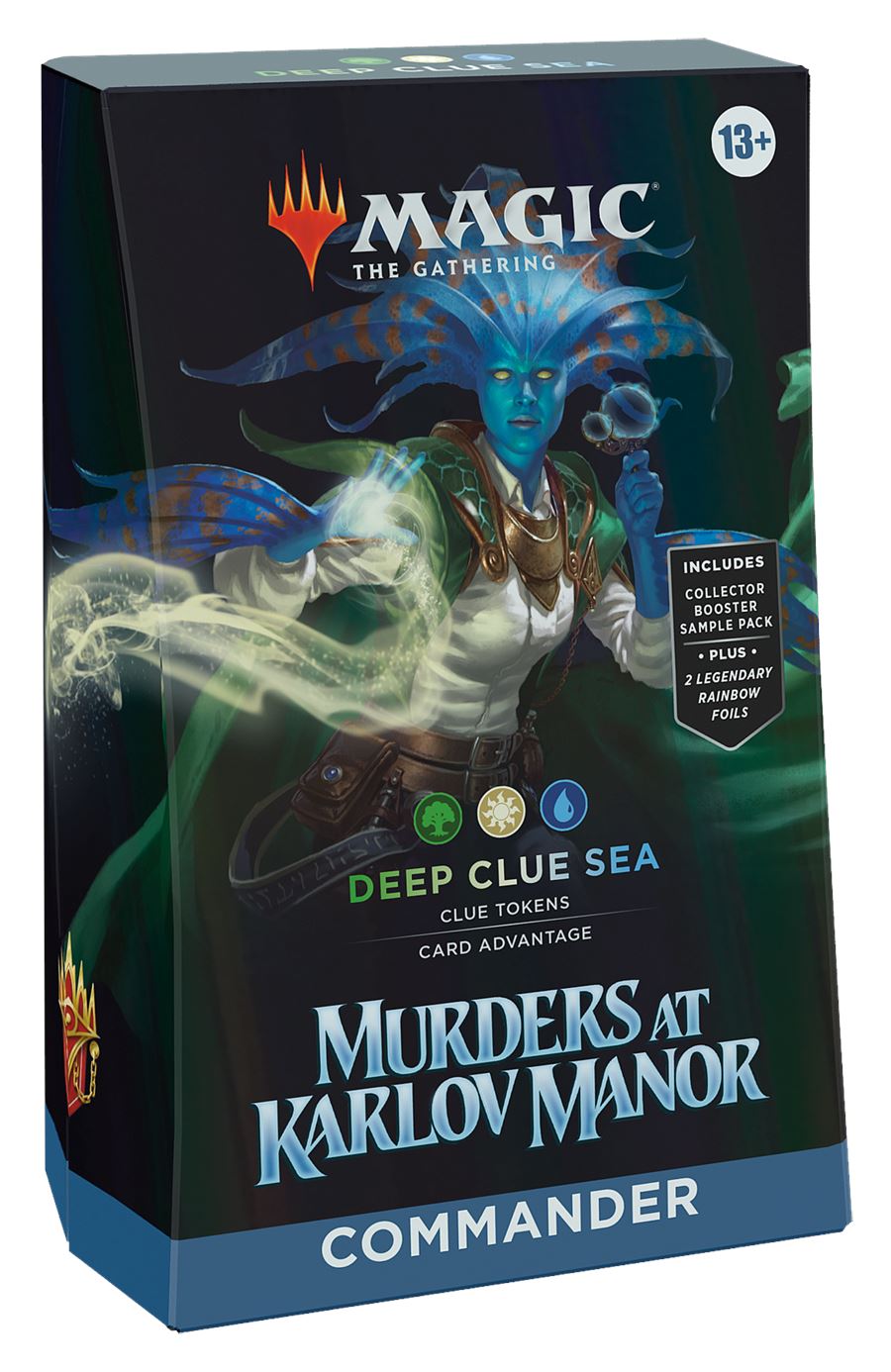 MTG: Murders at Karlov Manor Commander Decks CCG Wizards of the Coast Deep Clue Sea