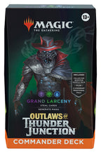 MTG: Outlaws of Thunder Junction Commander Decks CCG Wizards of the Coast Grand Larceny
