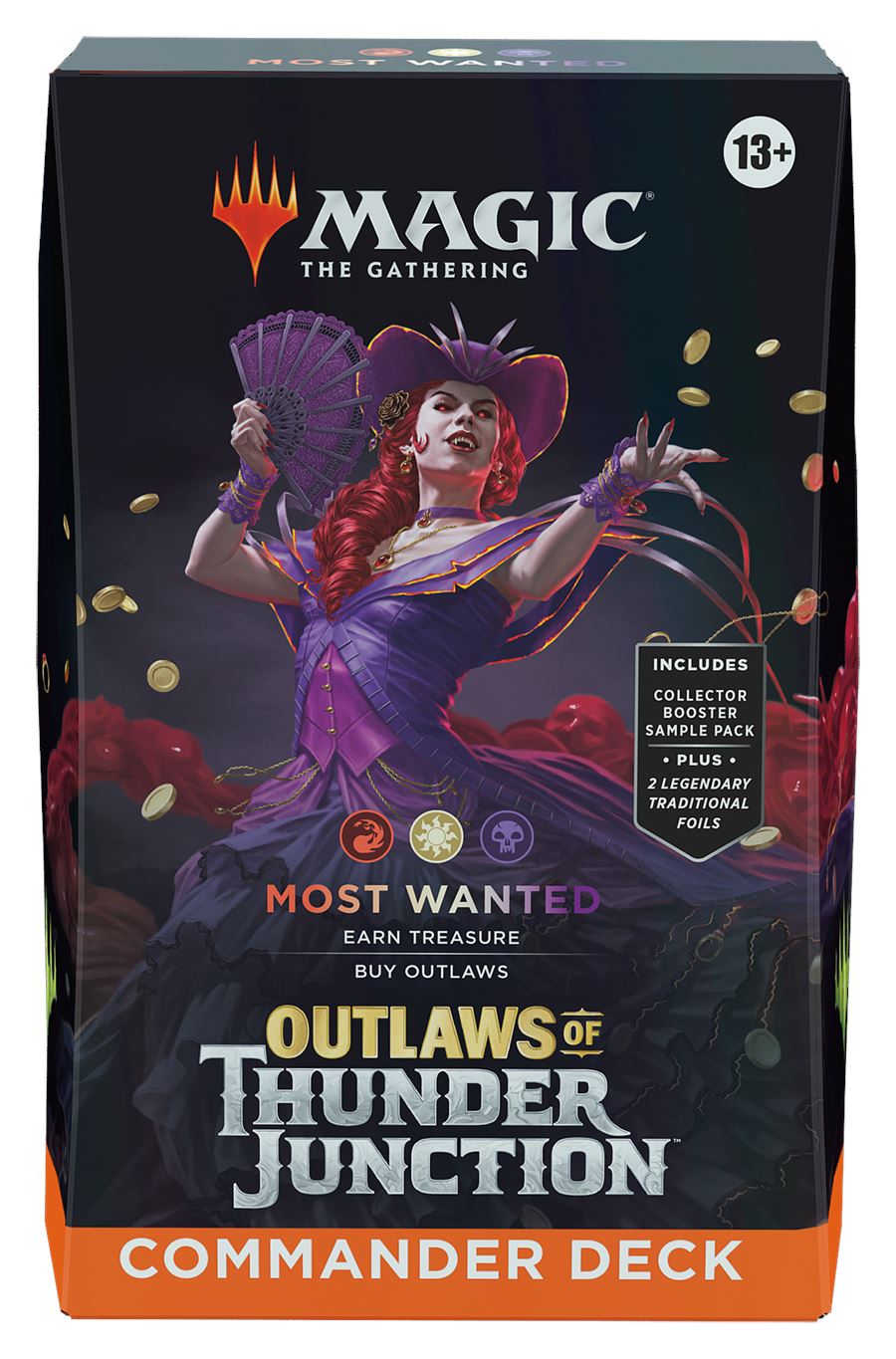 MTG: Outlaws of Thunder Junction Commander Decks CCG Wizards of the Coast Most Wanted 