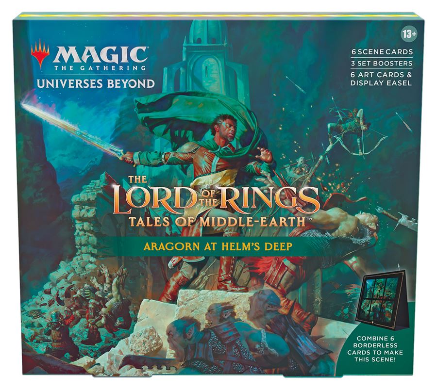 MTG: The Lord of the Rings: Tales of Middle-earth™ Holiday Release Scene Box CCG Wizards of the Coast Aragorn at Helm's Deep