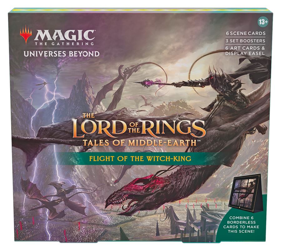 MTG: The Lord of the Rings: Tales of Middle-earth™ Holiday Release Scene Box CCG Wizards of the Coast Flight of the Witch King