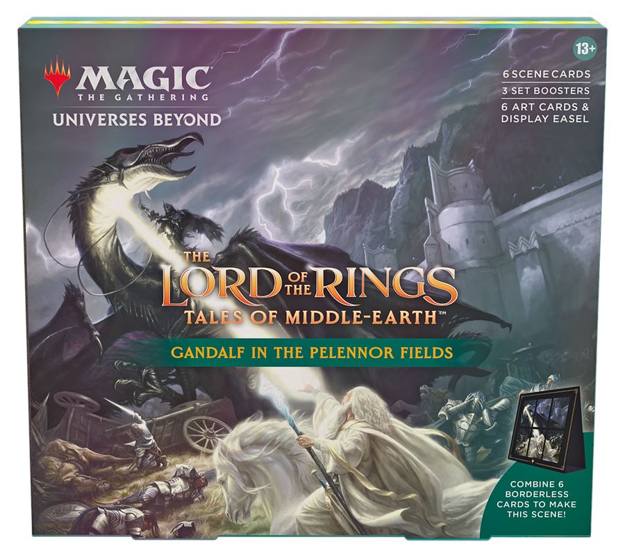 MTG: The Lord of the Rings: Tales of Middle-earth™ Holiday Release Scene Box CCG Wizards of the Coast Gandalf in the Pelennor Fields 