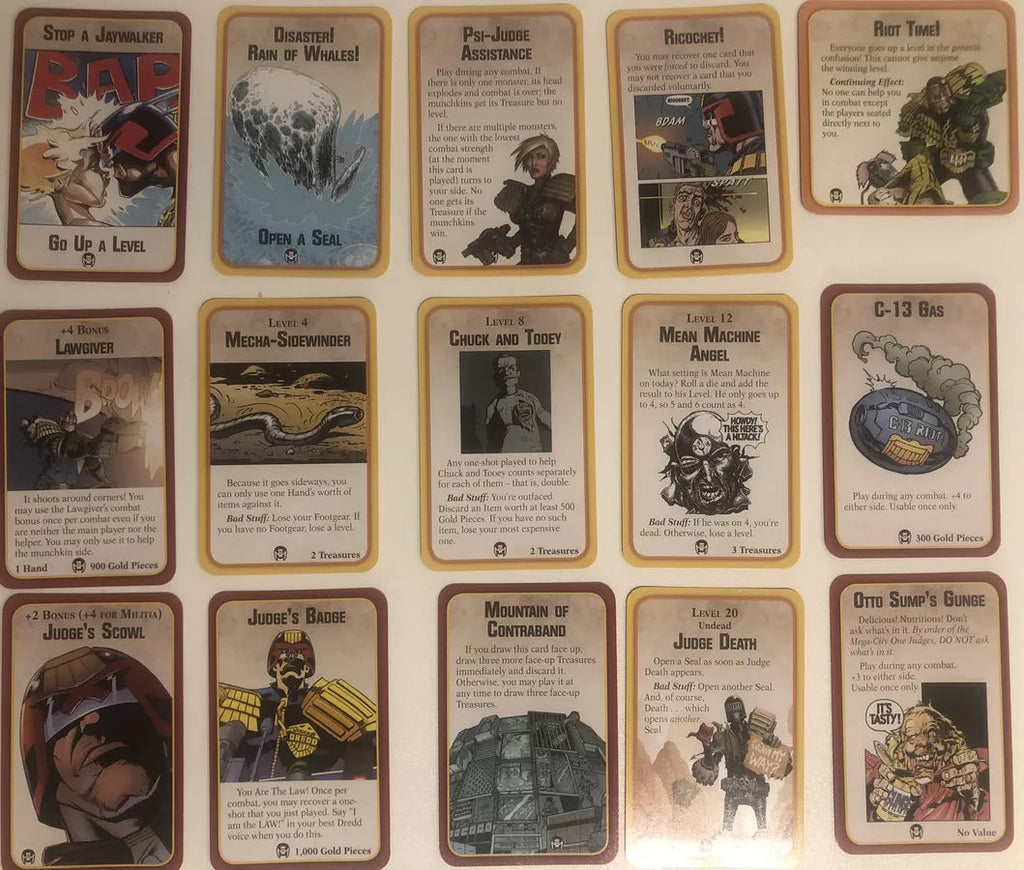 Munchkin Apocalypse: Judge Dredd Card Games Steve Jackson Games