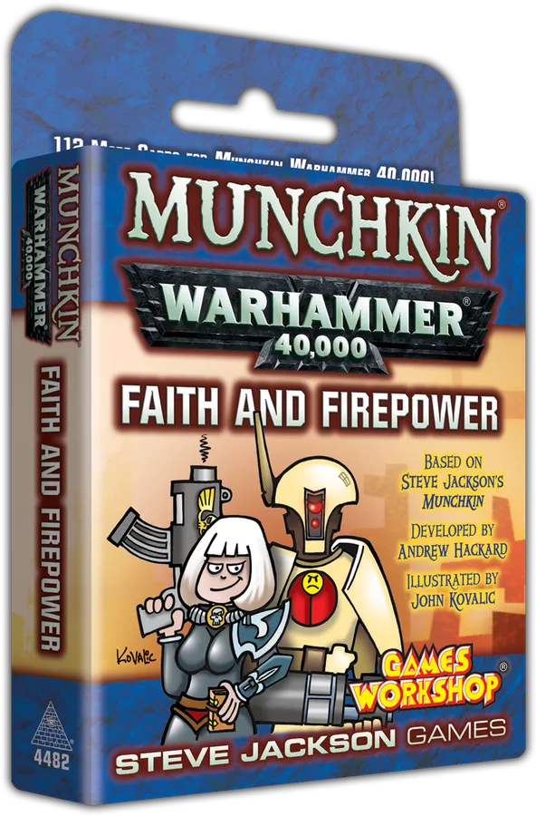 Munchkin Warhammer 40,000: Faith and Firepower Board Games Steve Jackson Games 