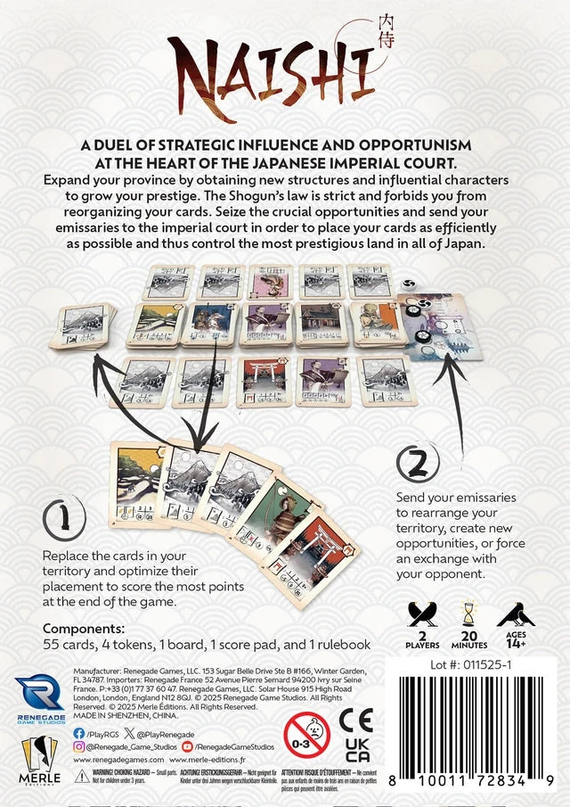 Naishi with Card Holders Promo Card Games Renegade Games Studios 