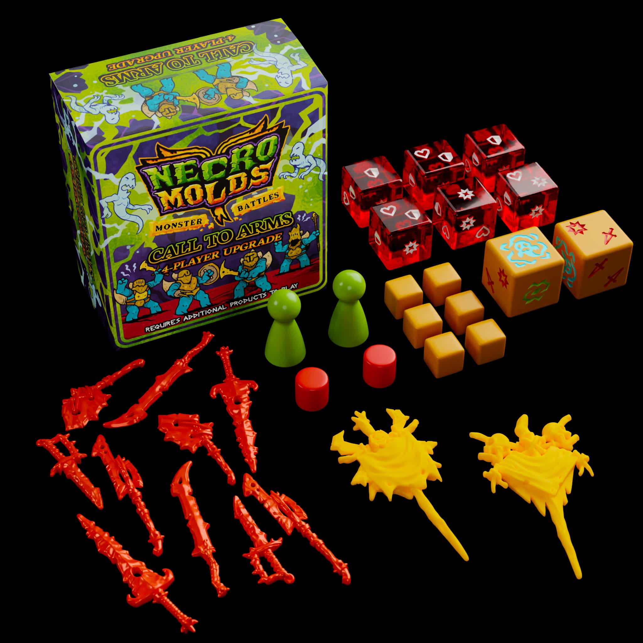 Necromolds: Call to Arms 4-Player Upgrade Board Games Necromolds