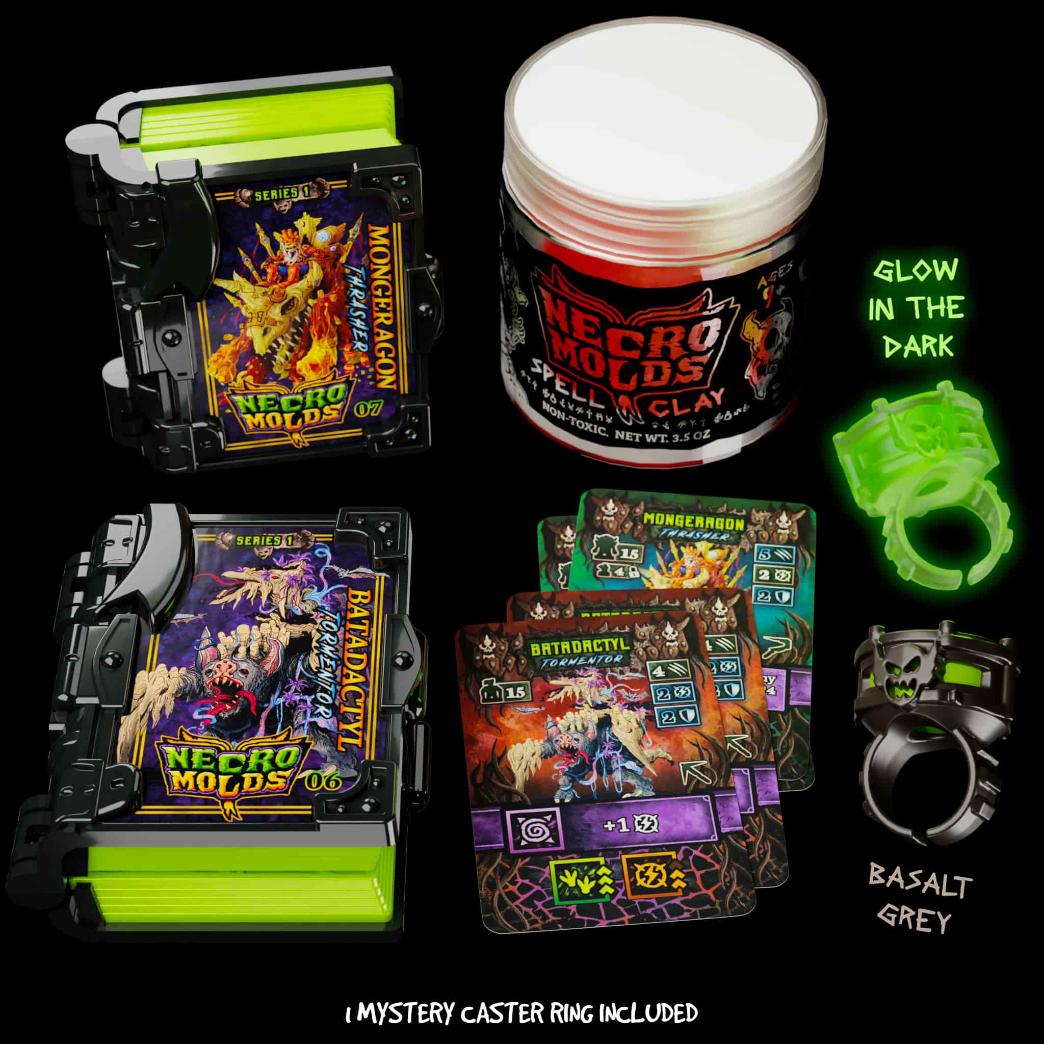 Necromolds Monster Pack 2: Batadactyl and Mongeragon Board Games Necromolds