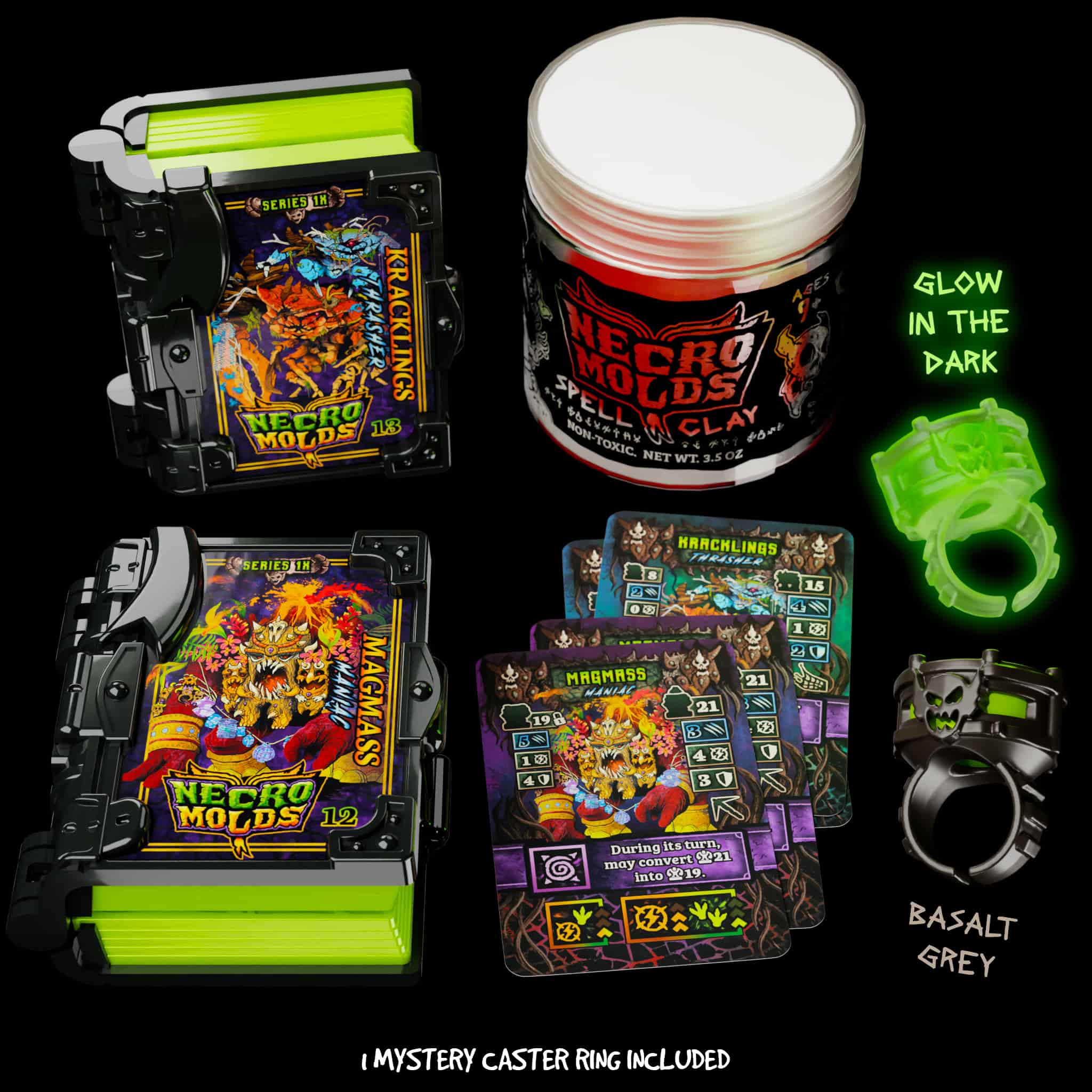 Necromolds Monster Pack 5: Magmass and Kracklings Board Games Necromolds