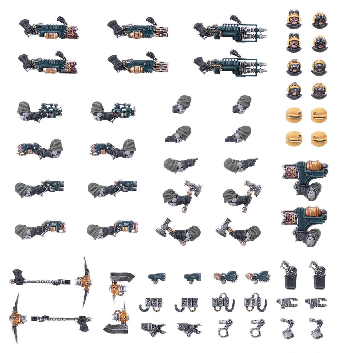 Necromunda: Ironhead Squat Prospectors - weapons & upgrades Miniatures Games Workshop 