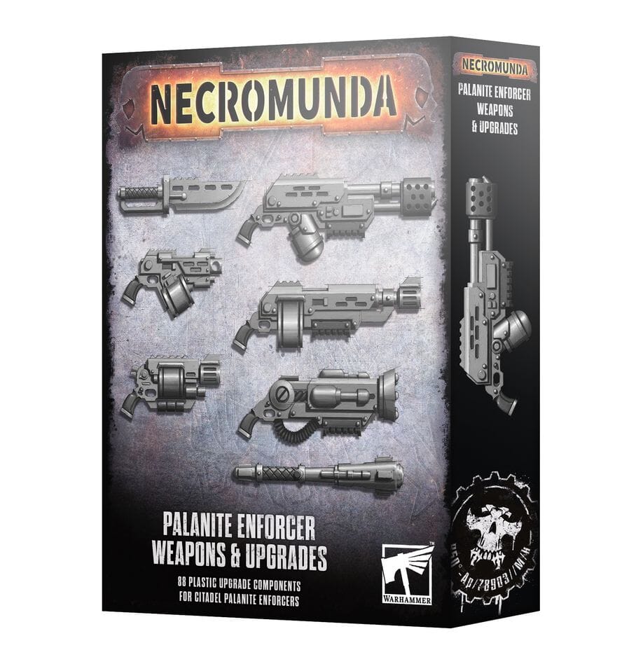Necromunda: Palanite Enforcer Weapons & Upgrades Miniatures Games Workshop 