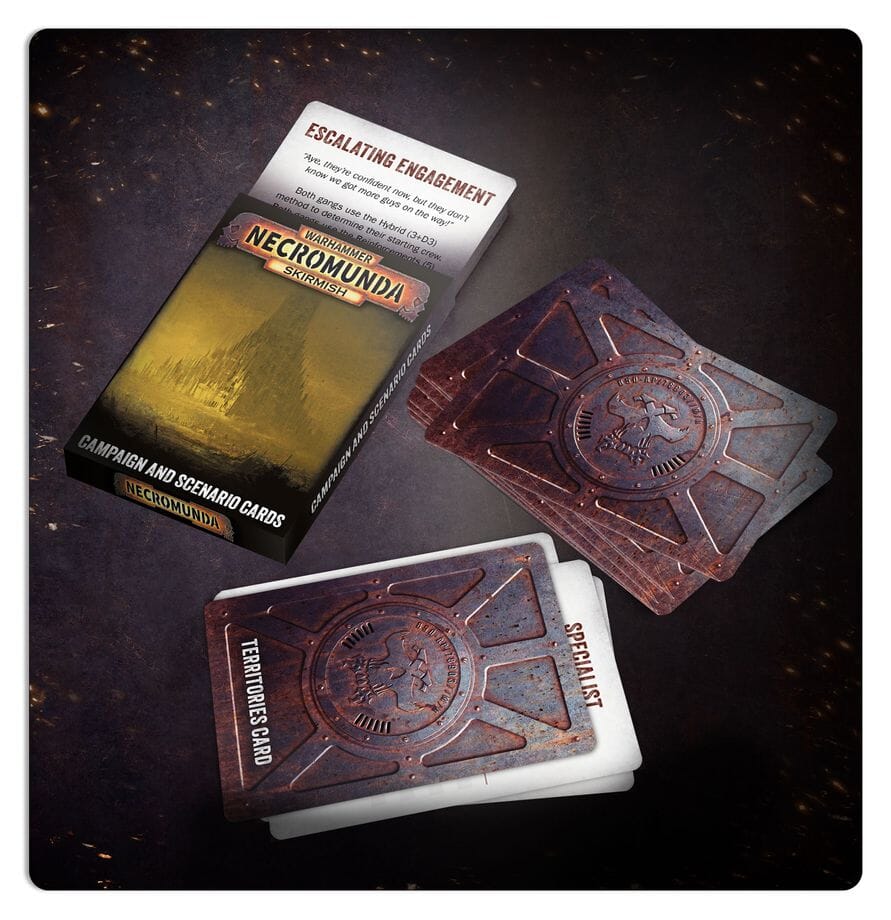 Necromunda Skirmish Campaign and Scenario Cards Miniatures Games Workshop 