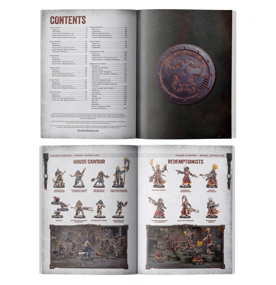 Necromunda Skirmish: Gangs of The Underhive Rulebook Games Workshop 