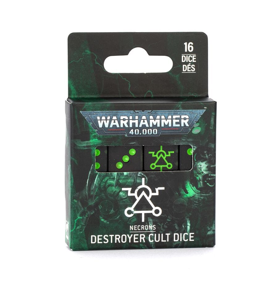 Necrons Destroyer Cult Dice (2026) Dice Sets & Games Games Workshop 
