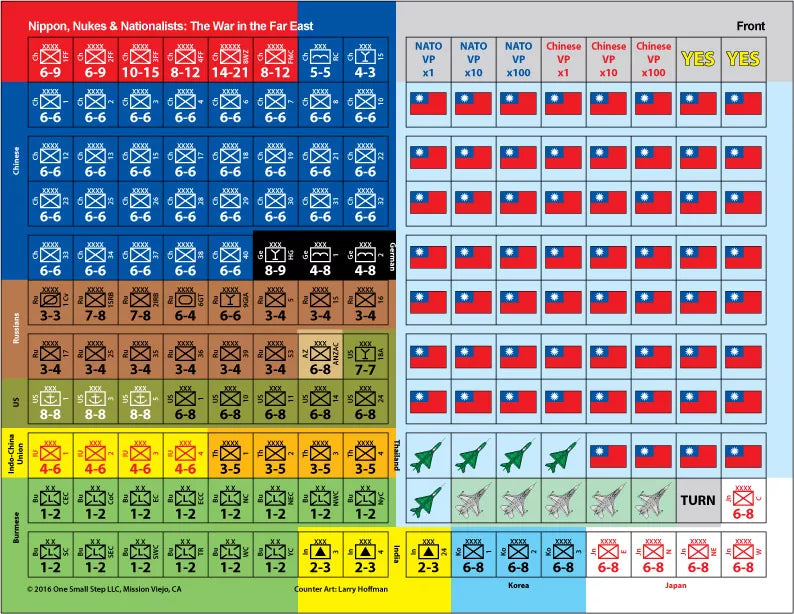 NNN3: Nippon, Nukes and Nationalists Board Games One Small Step 