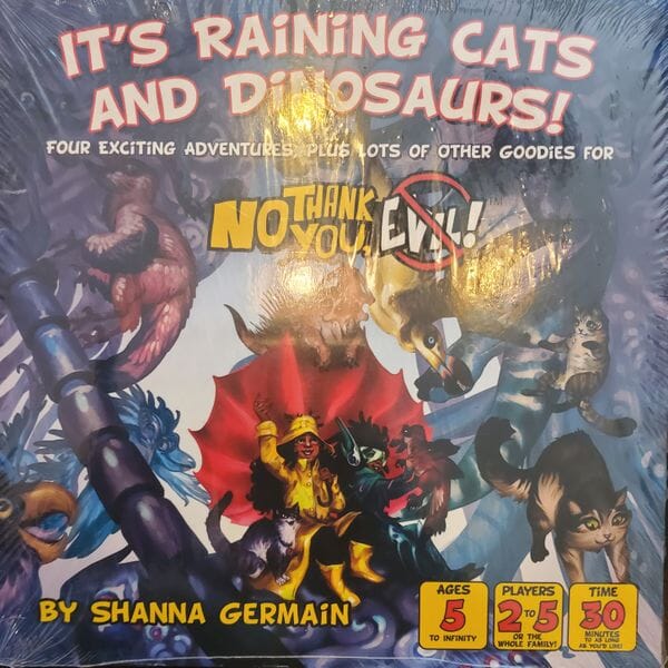 No Thank You Evil Its Raining Cats and Dinosaurs RPG MONTE COOK GAMES
