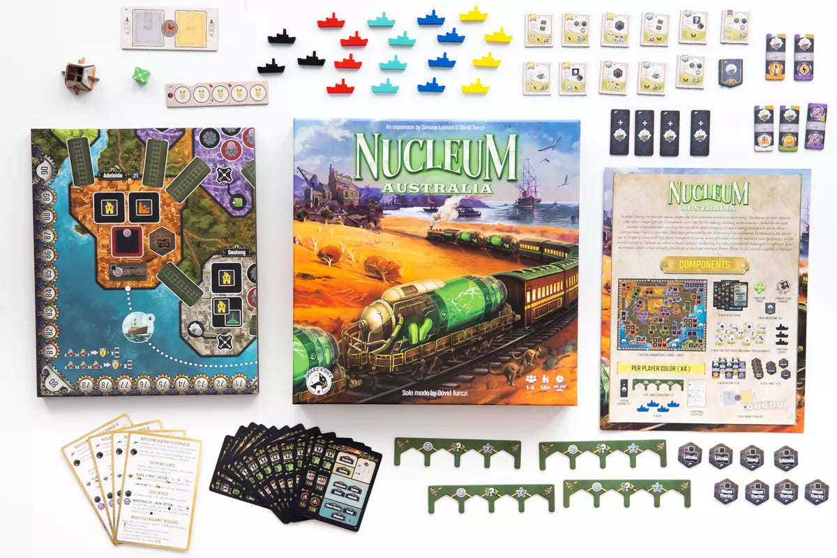 Nucleum: Australia Board Games Board & Dice