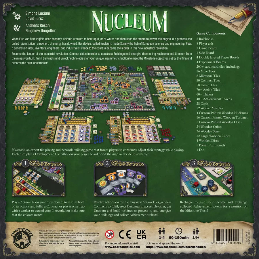 Nucleum Board Games Board & Dice