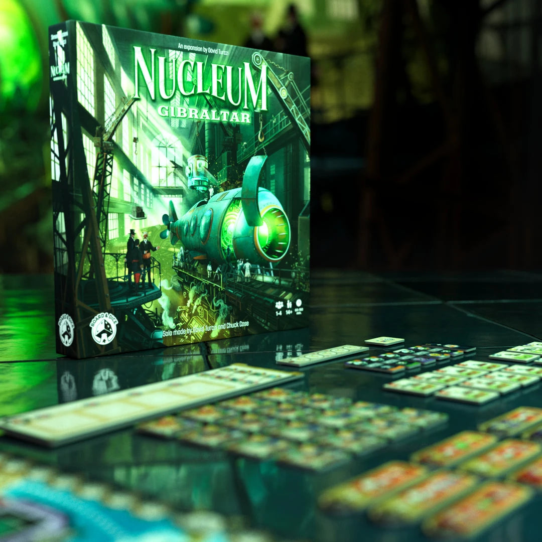 Nucleum: Gibraltar Board Games Board & Dice 