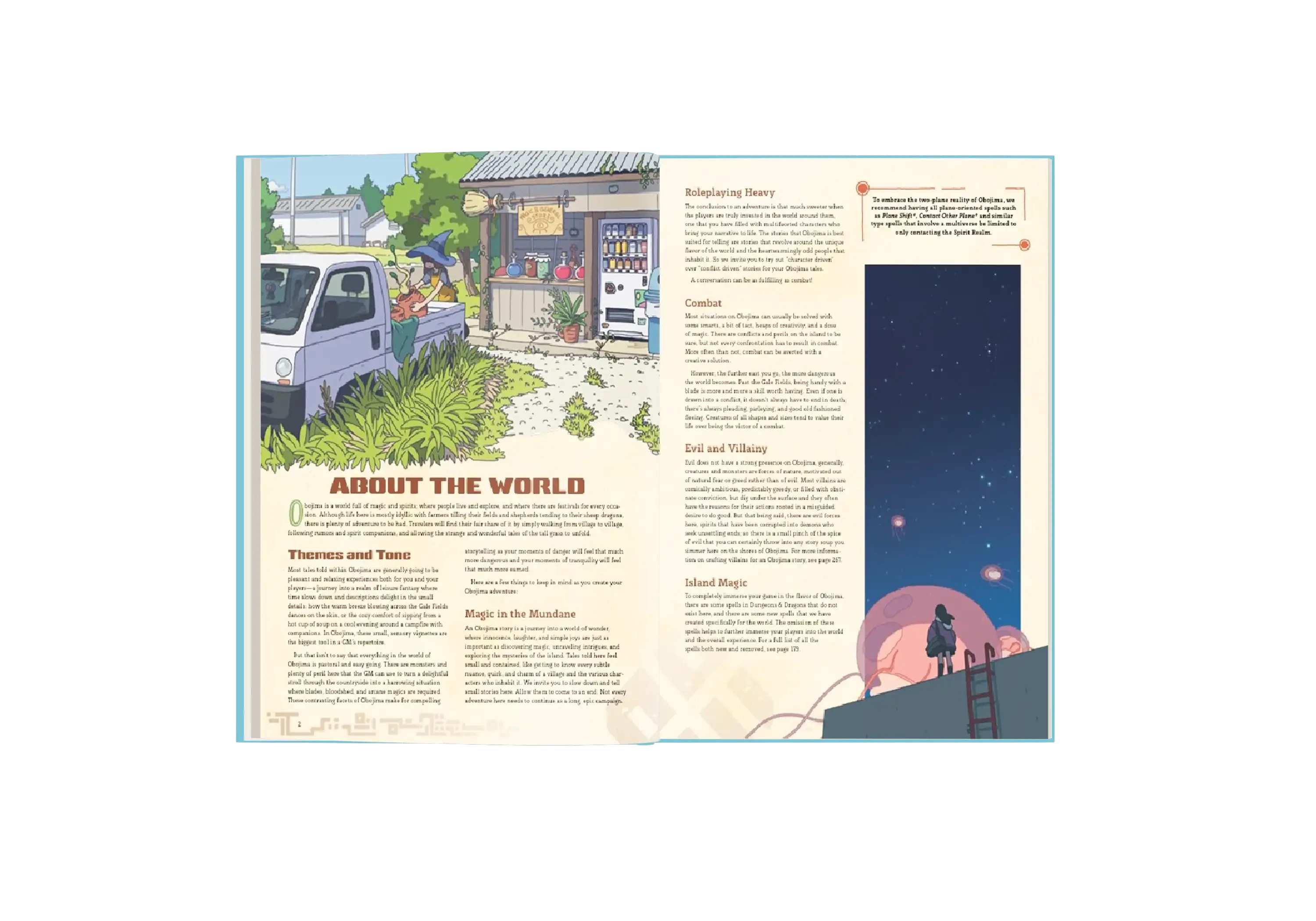 Obojima: Tales from the Tall Grass – Hardcover 5E Campaign Book RPG 1985 Games 