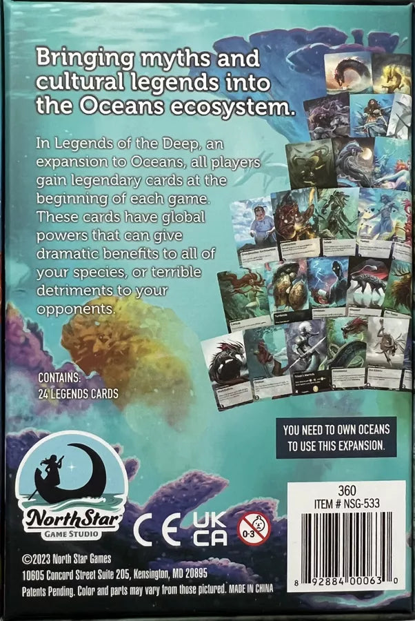 Oceans: Legends of the Deep Board Games NORTH STAR GAMES