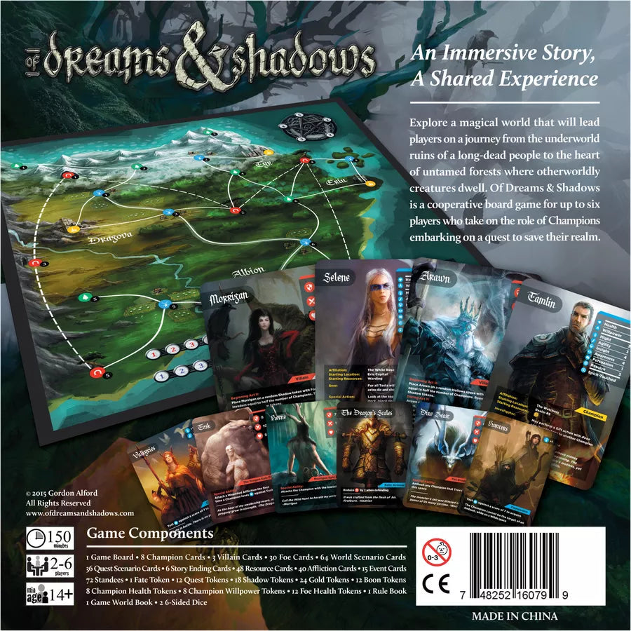 Of Dreams & Shadows Board Games Greenbrier Games