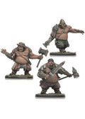 Ogre Kingdoms: Talliareum Mercenary Ogre Troopers Pack A (2nd hand weaponry) Miniatures Shieldwolf Miniatures