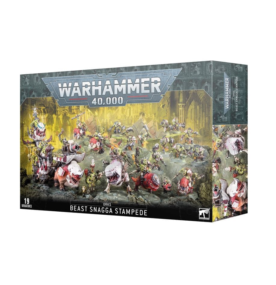 Orks: Beast Snagga Stampede Miniatures Games Workshop
