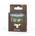 Orks Dice (2024) Dice Sets & Games Games Workshop