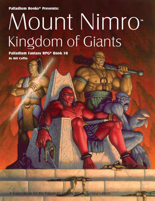Palladium RPG Book 10: Mount Nimro: Kingdom of Giants RPG Palladium 