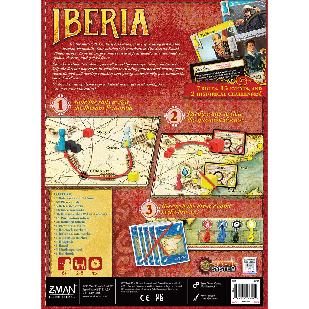 Pandemic: Iberia Board Games ZMAN