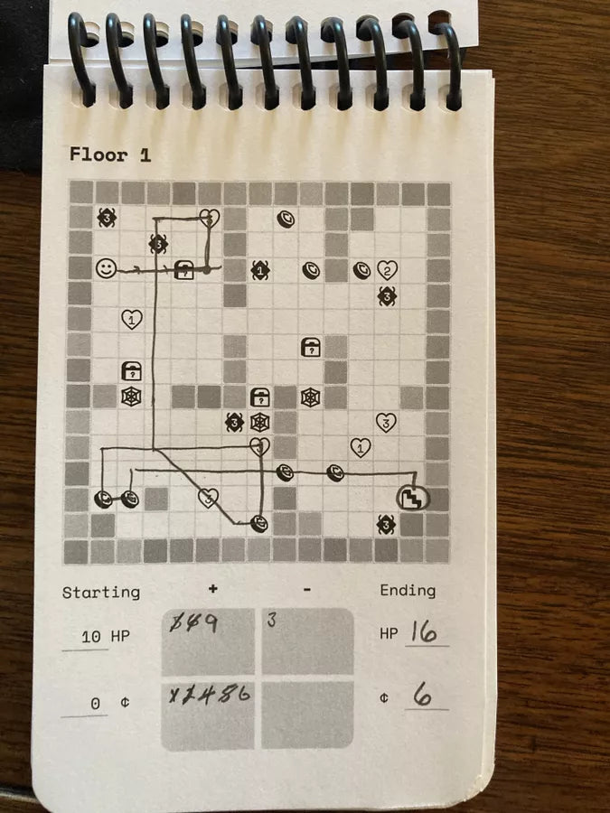 Paper App Dungeon Board Games Lucky Duck Games