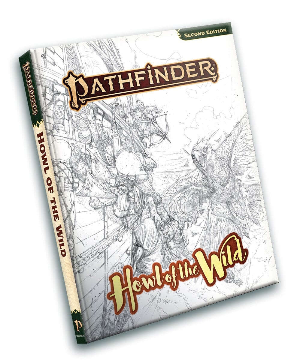 Pathfinder 2E: Howl of the Wild RPG Paizo Sketch