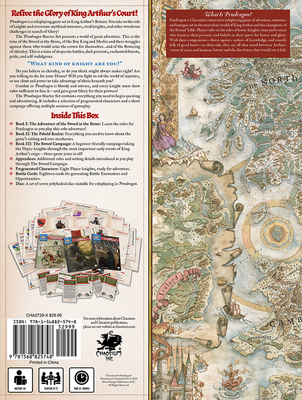 Pendragon: Starter Set - Sixth Edition RPG Chaosium